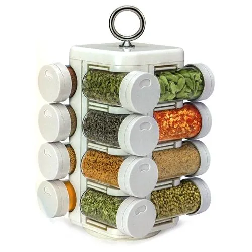16 Jar Kitchen Mate Revolving Multipurpose Rack