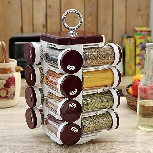 16 Jar Kitchen Mate Revolving Multipurpose Rack