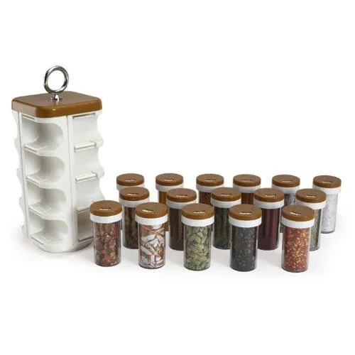16 Jar Kitchen Mate Revolving Multipurpose Rack
