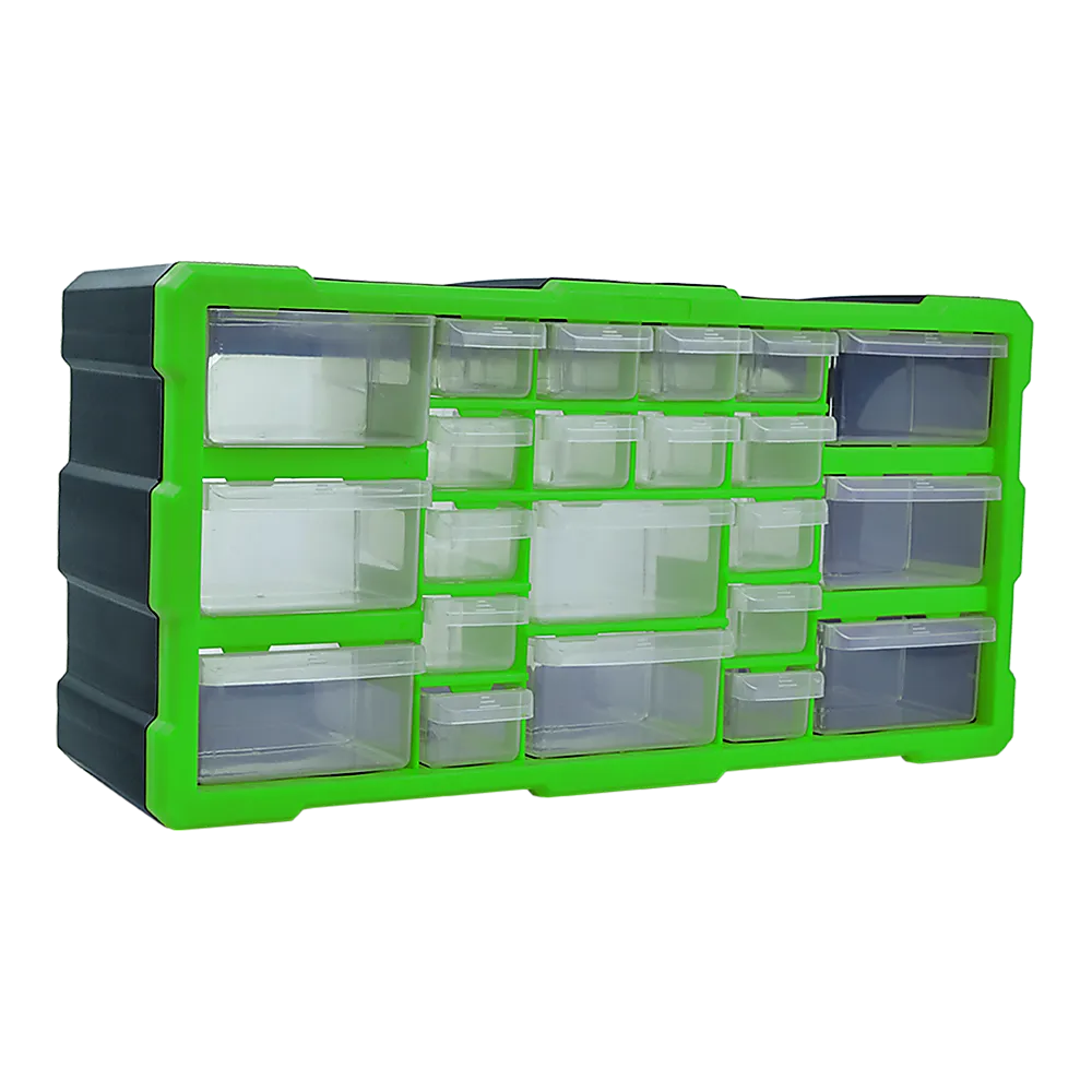 22 Multi Drawer Parts Storage Cabinet Unit Organiser Home Garage Tool Box