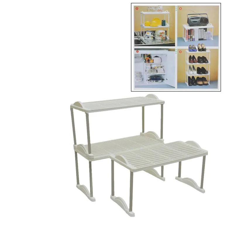 3 Tier Stainless Steel Multi Storage Rack