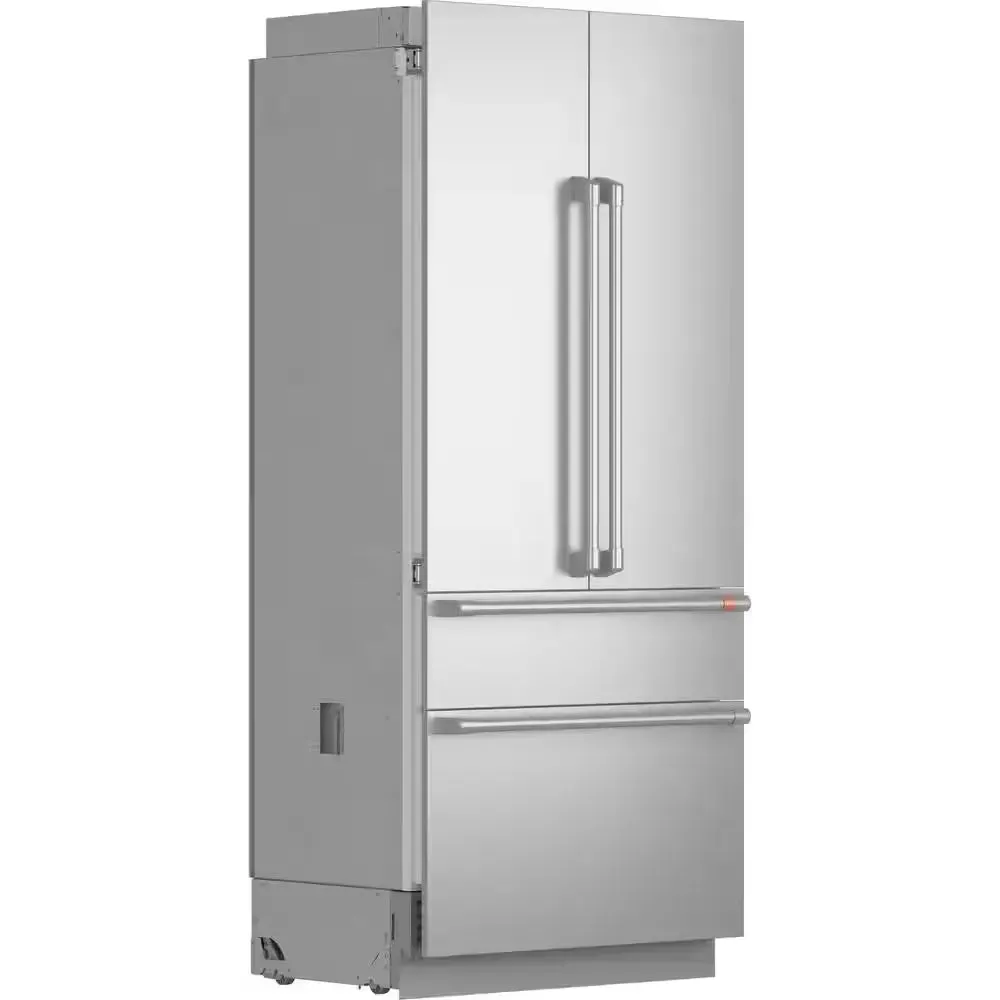 36 In. 20.1 Cu. Ft. Built-In Four Door French Door Refrigerator in Stainless Steel