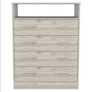 4 Drawer Dresser - Light Gray
