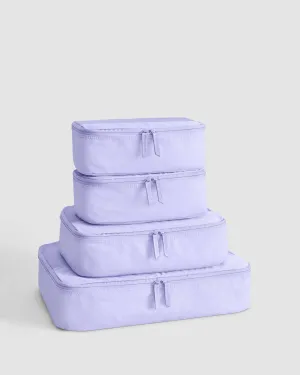 4 Pc Packing Cube Set - Lilac