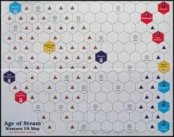 Age of Steam Exp. #2: Western United States and Germany