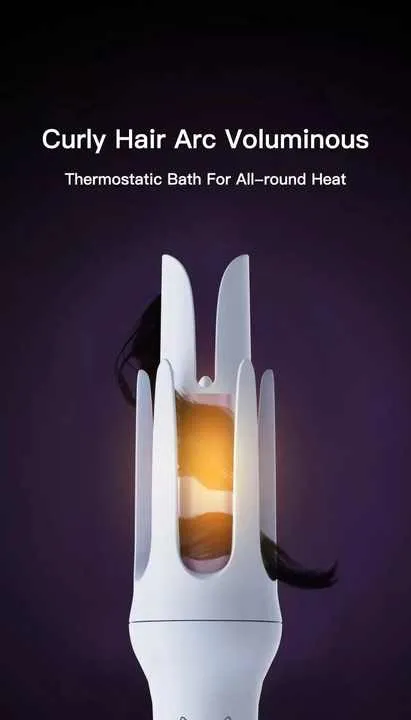 Automatic Electric Rotating Hair Curler-مكواة تجعيد الشعر