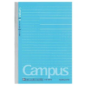 B6 Kokuyo Campus Notebook Dotted Ruled 6mm Campus Note (Dotted Ruled Line) B Ruled 40 Sheets | 211BTN