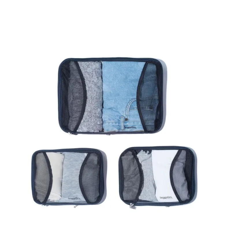 Baggallini 2 Medium / 1 Large Compression Cubes