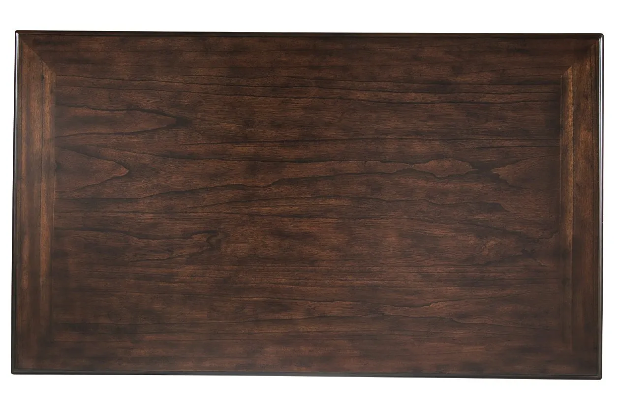 Barilanni Dark Brown Coffee Table with Lift Top