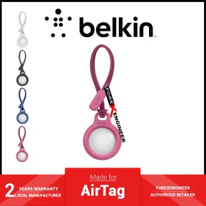 Belkin Secure Holder with Strap for AirTag - Pink (Barcode: 745883786275 )