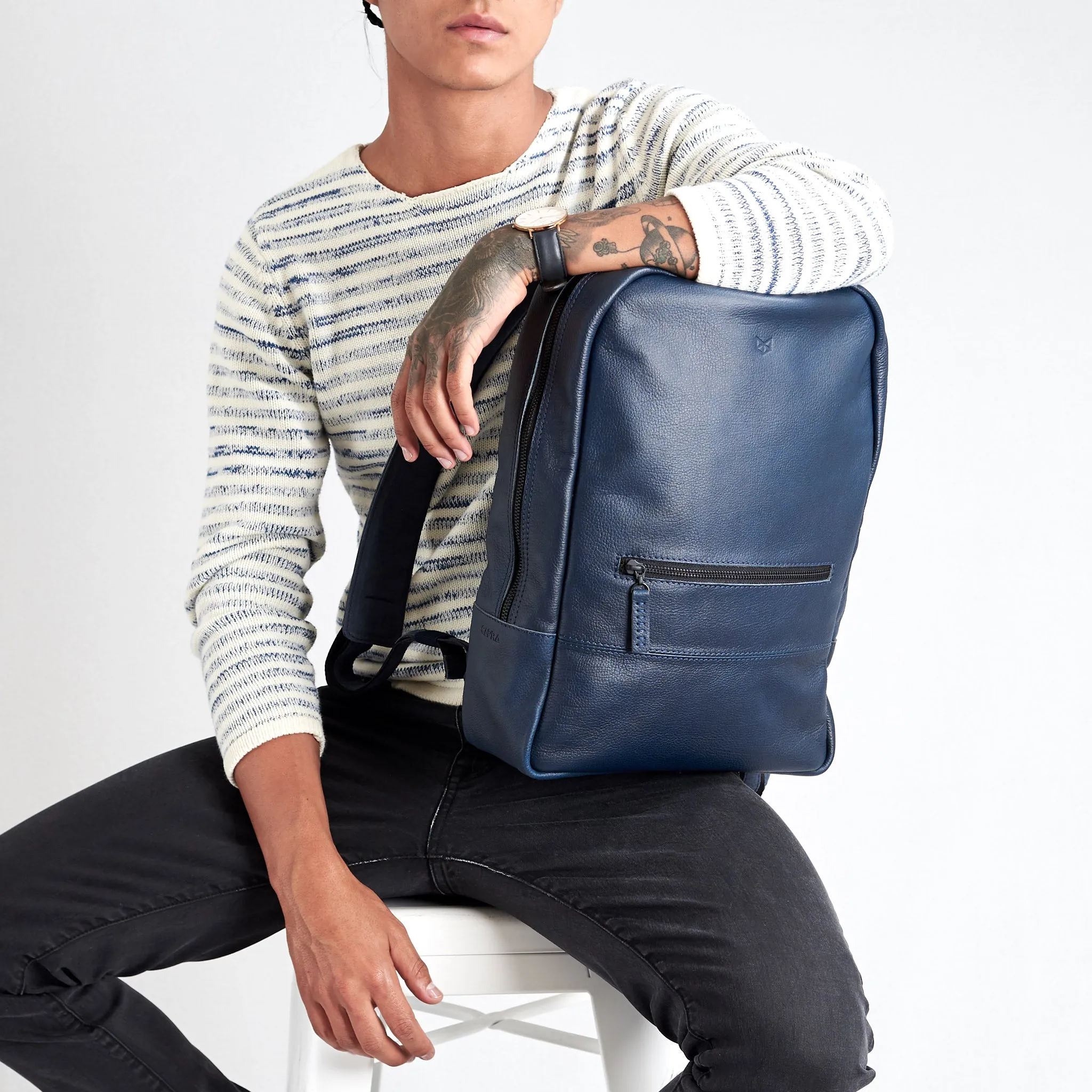 Bisonte Backpack · Navy