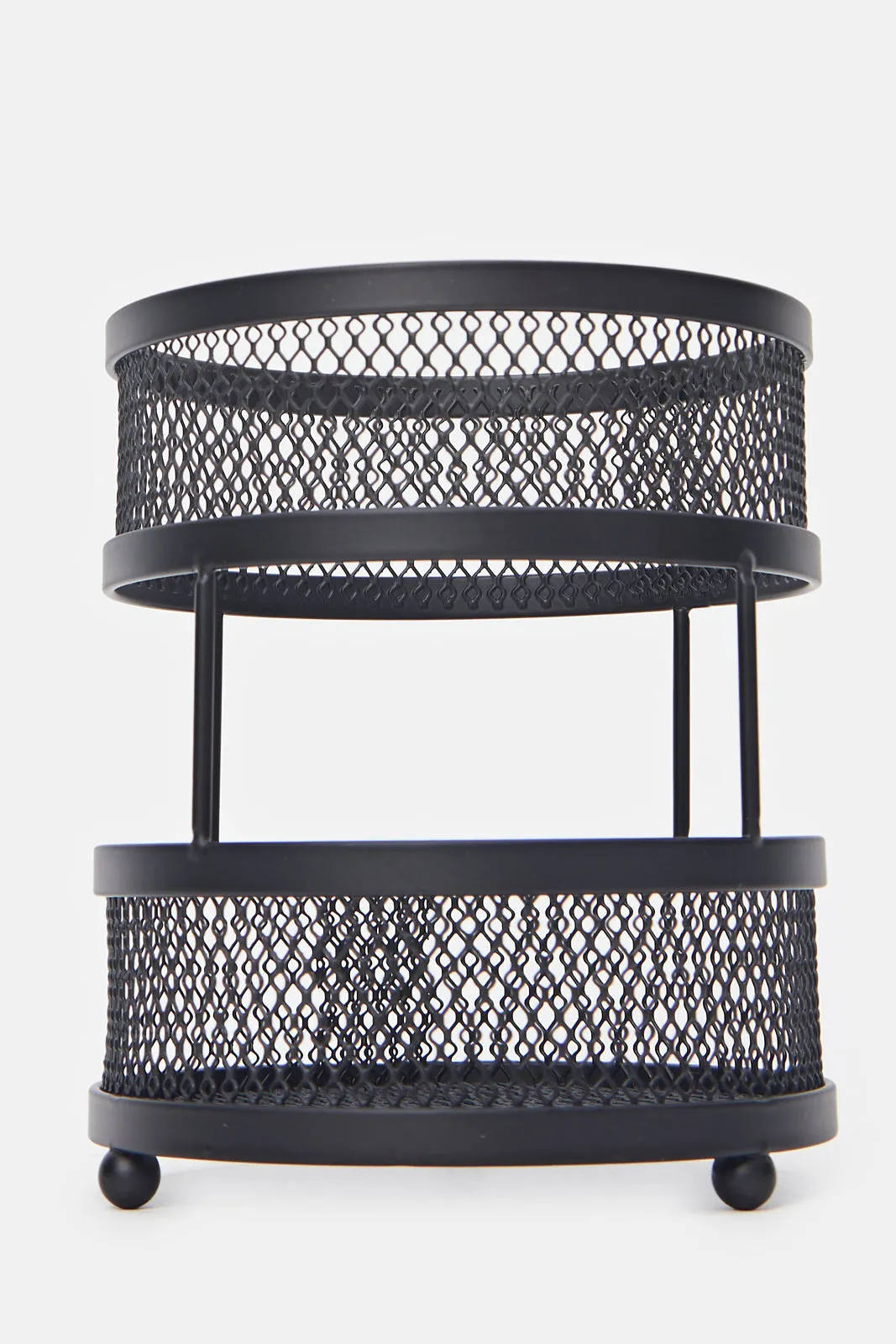 Black Round Utensil Holder