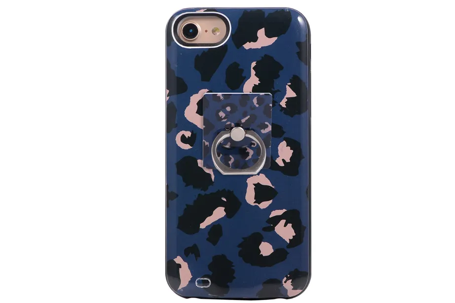 Blue Leopard Ring Holder