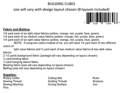 Building Cubes Quilt Pattern