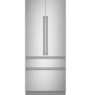 Cafe CIP36NP2VS1 Caf(eback)™ 36" Integrated French-Door Refrigerator