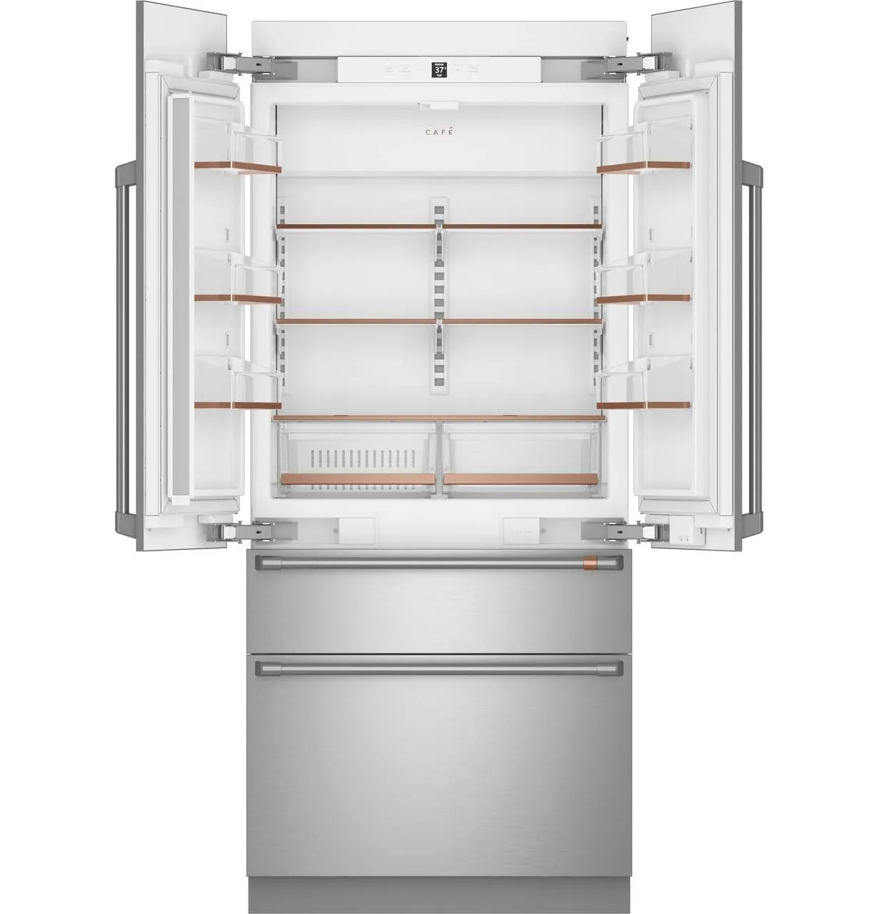 Cafe CIP36NP2VS1 Caf(eback)™ 36" Integrated French-Door Refrigerator