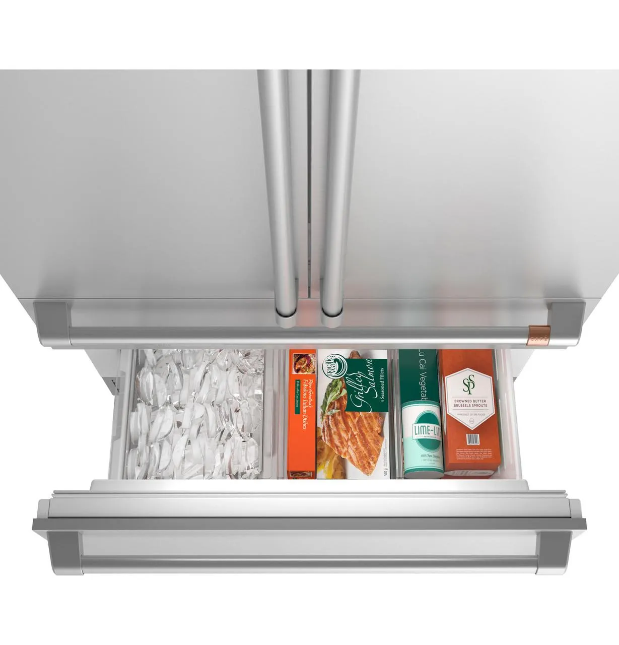 Cafe CIP36NP2VS1 Caf(eback)™ 36" Integrated French-Door Refrigerator