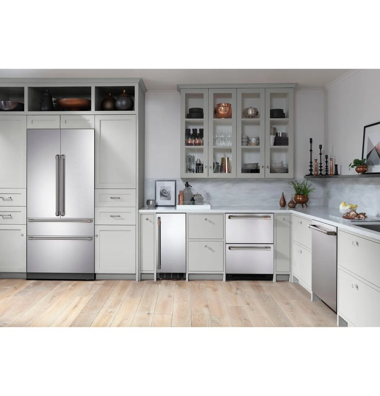 Cafe CIP36NP2VS1 Caf(eback)™ 36" Integrated French-Door Refrigerator