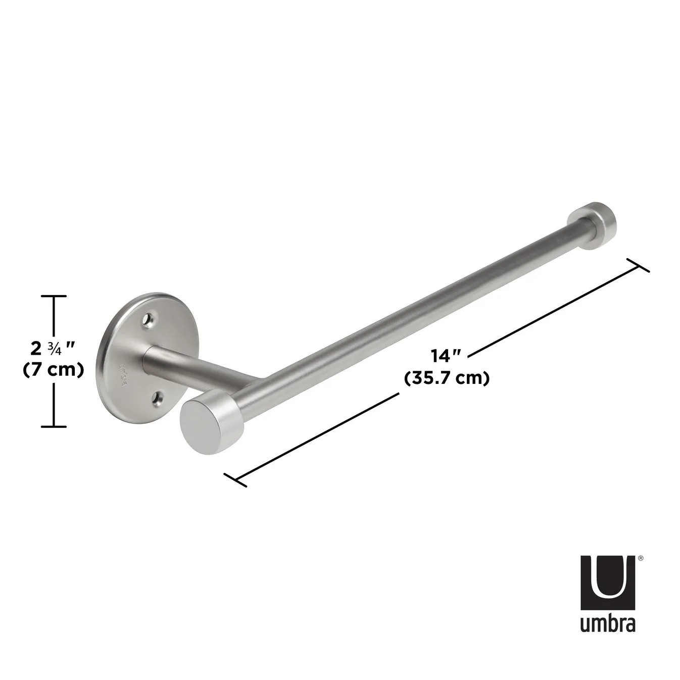 Cappa Wall Mounted Paper Towel Holder - Nickel