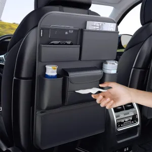 Car Seat Multi-Pocket Tablet Holder Accessory Storage Organizer