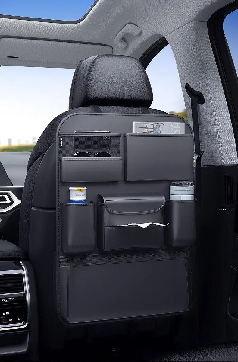Car Seat Multi-Pocket Tablet Holder Accessory Storage Organizer
