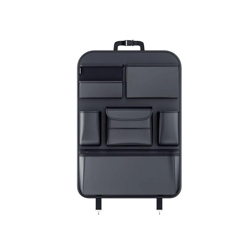 Car Seat Multi-Pocket Tablet Holder Accessory Storage Organizer