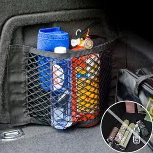 Car Trunk Organizer Double Layer Elastic Storage Mesh Net