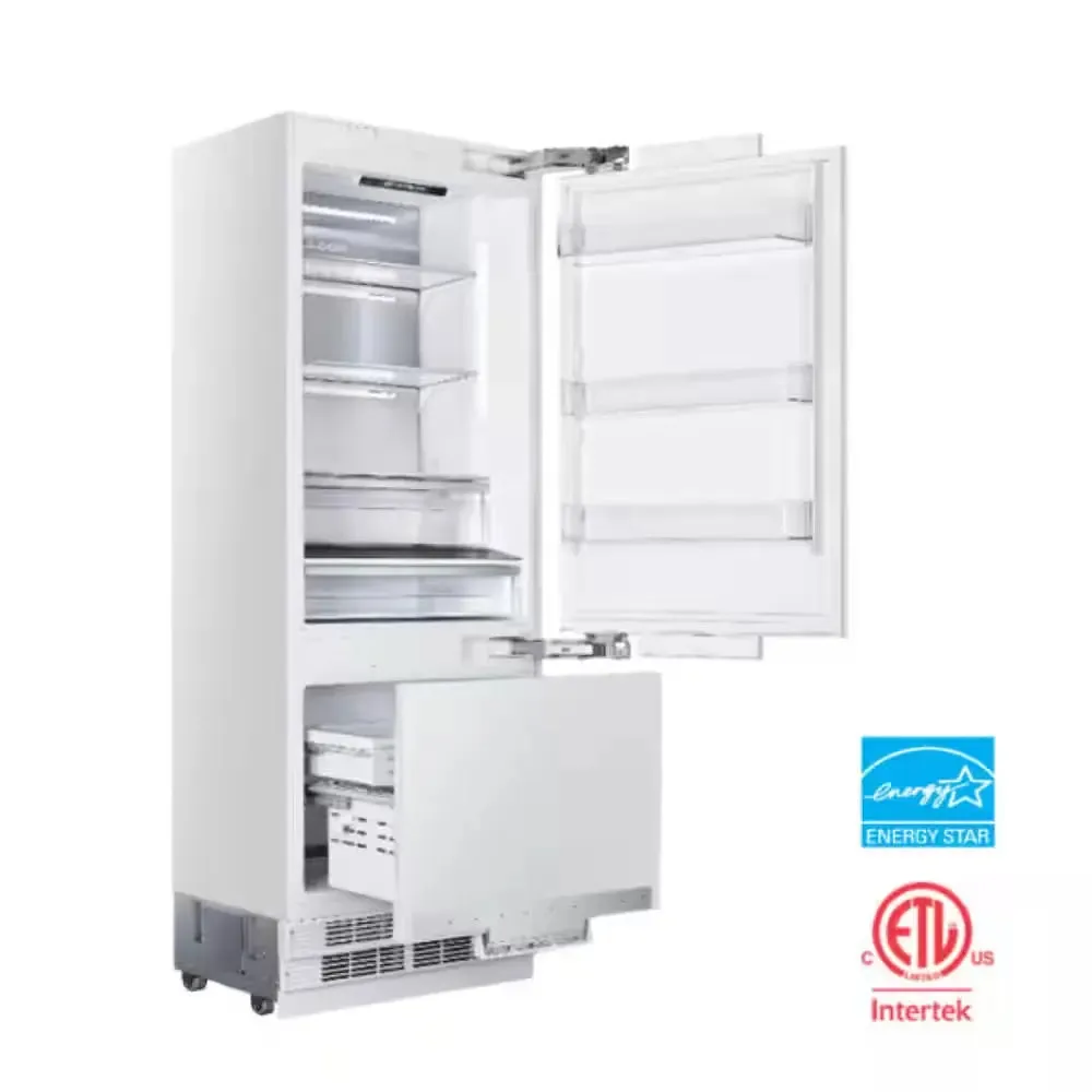 CLASSICO 36 In. Built-In BM36 RH-HINGE - PNL and HDL in STAINLESS STEEL with CHROME TRIM