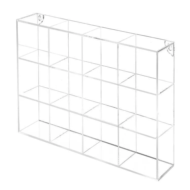 Clear Acrylic 12 Compartment Organizer Rack
