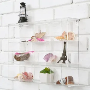 Clear Acrylic 12 Compartment Organizer Rack