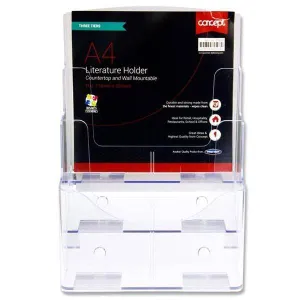 CONCEPT LITERATURE HOLDER FOUR TIER - (PRE-W2125999)