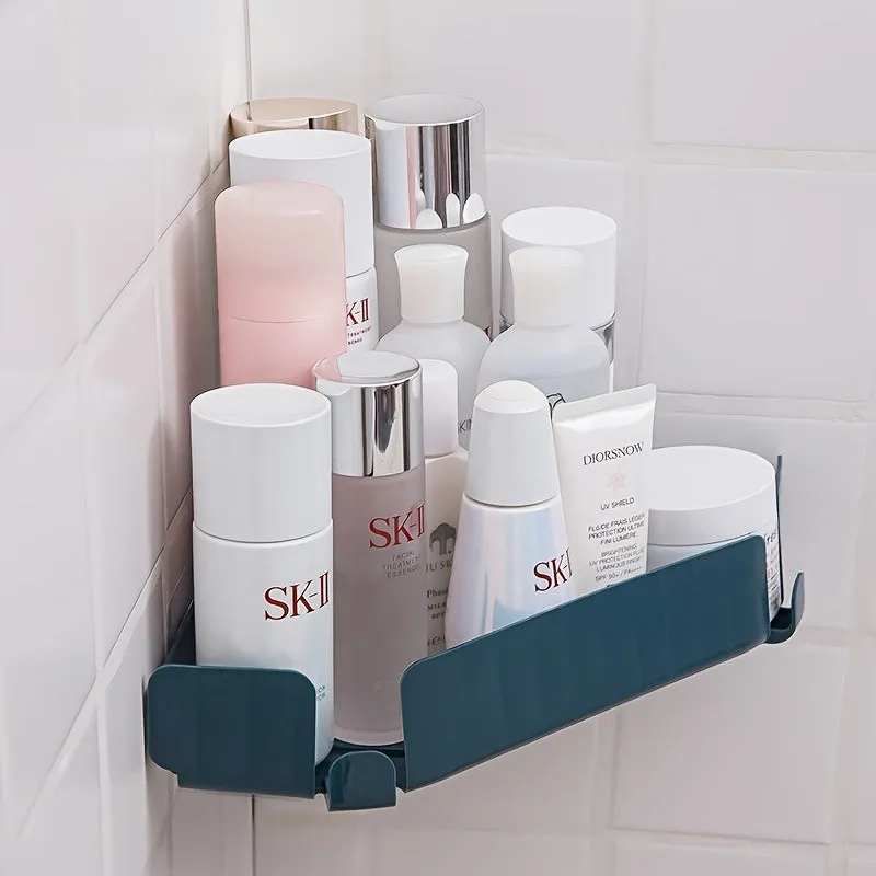 Corner Storage Rack Holder Shelf (Random Shade)