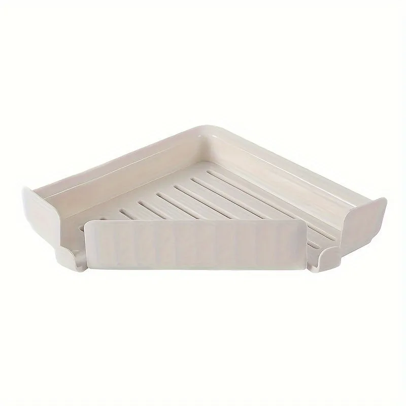 Corner Storage Rack Holder Shelf (Random Shade)