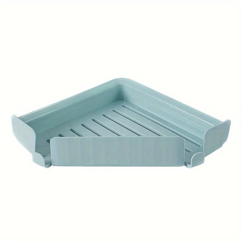Corner Storage Rack Holder Shelf (Random Shade)