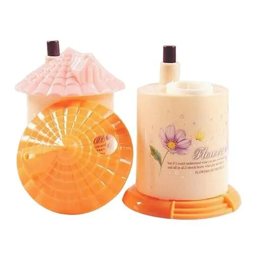 Creative House Shaped Automatic Eco-Friendly Plastic Toothpicks Holder