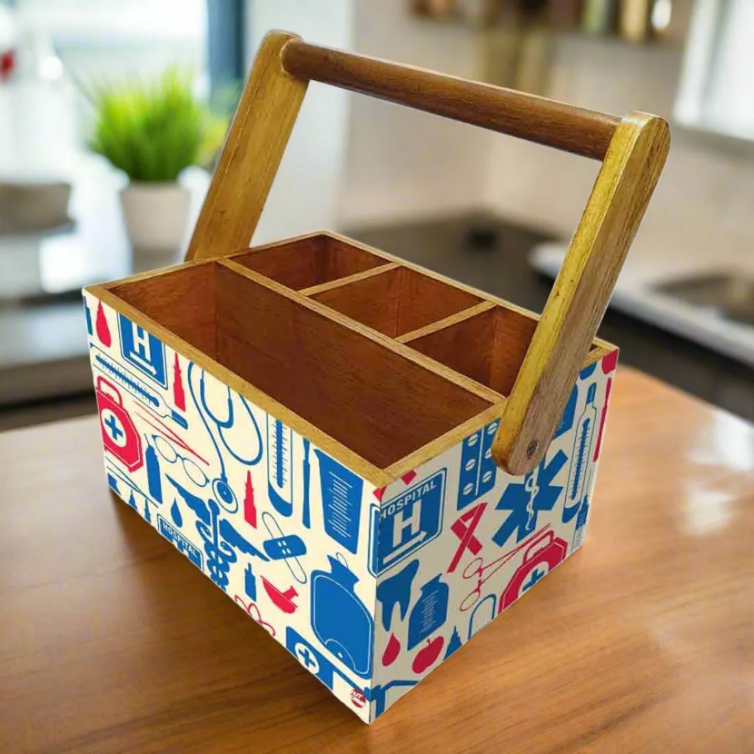 Cutlery Holder Stand Silverware Caddy Organizer for Kitchen - Doctors Prescription