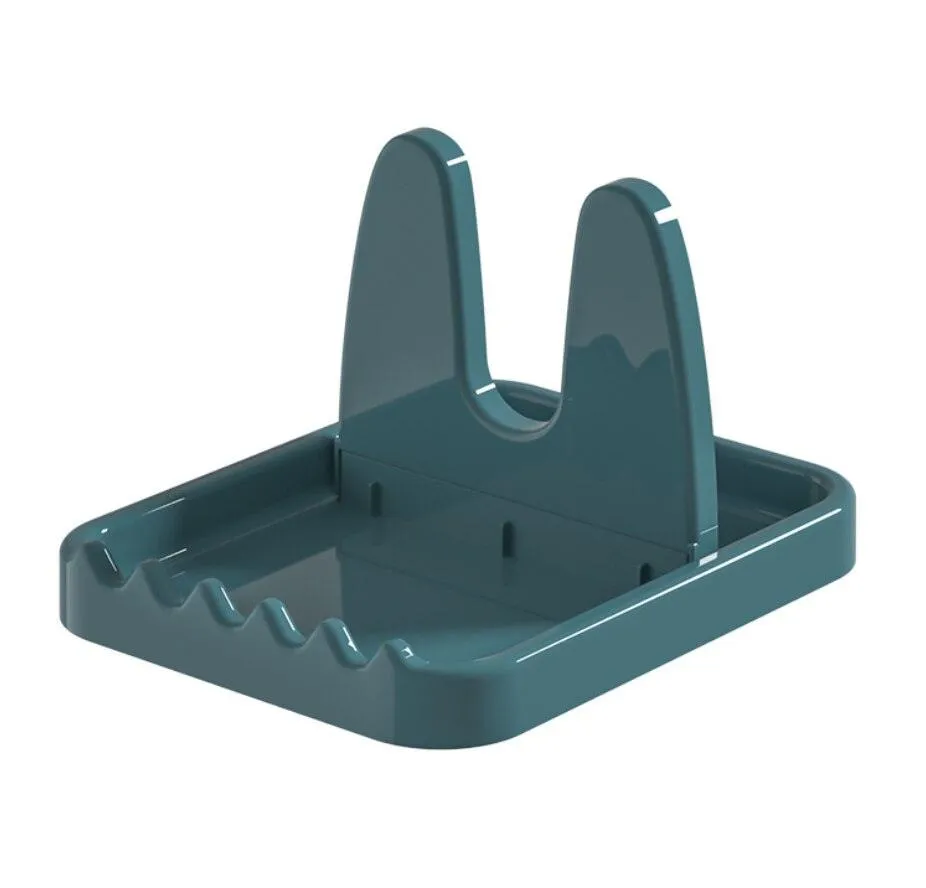 Eco-Friendly Stainless Steel Cooking Spoon and Pan Lid Rack