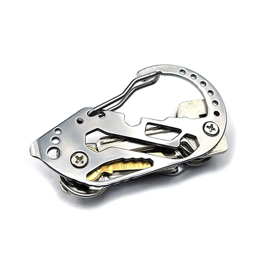 EDC Stainless Steel Multifunction Key Organizer