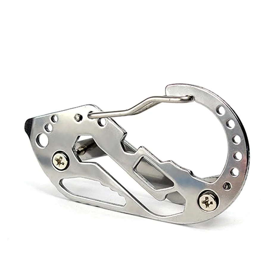 EDC Stainless Steel Multifunction Key Organizer