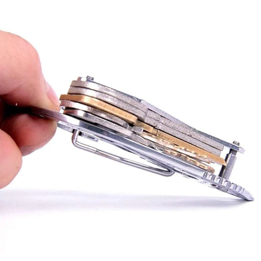EDC Stainless Steel Multifunction Key Organizer
