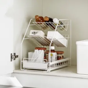 Essentio Kitchen Organizer - White