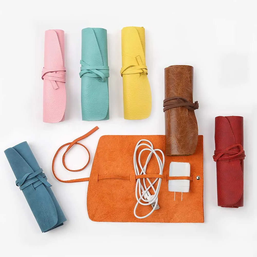 Exclusive Sale | Custom Genuine Soft Leather Multi Cord Small Organizer