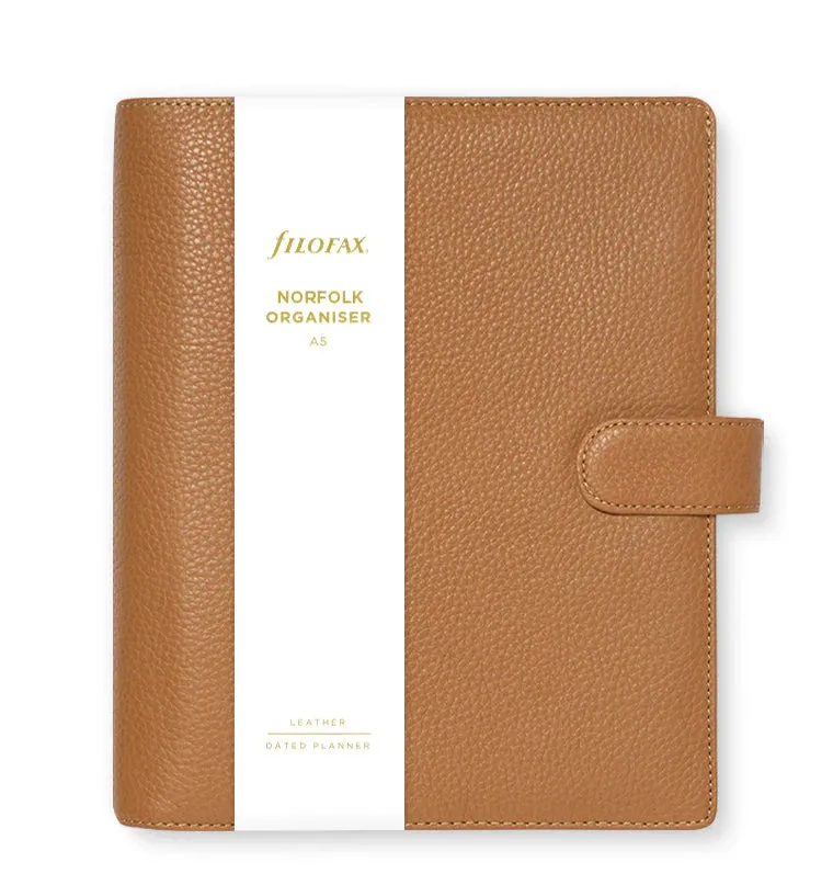 Filofax Planner Norfolk A5 - Almond