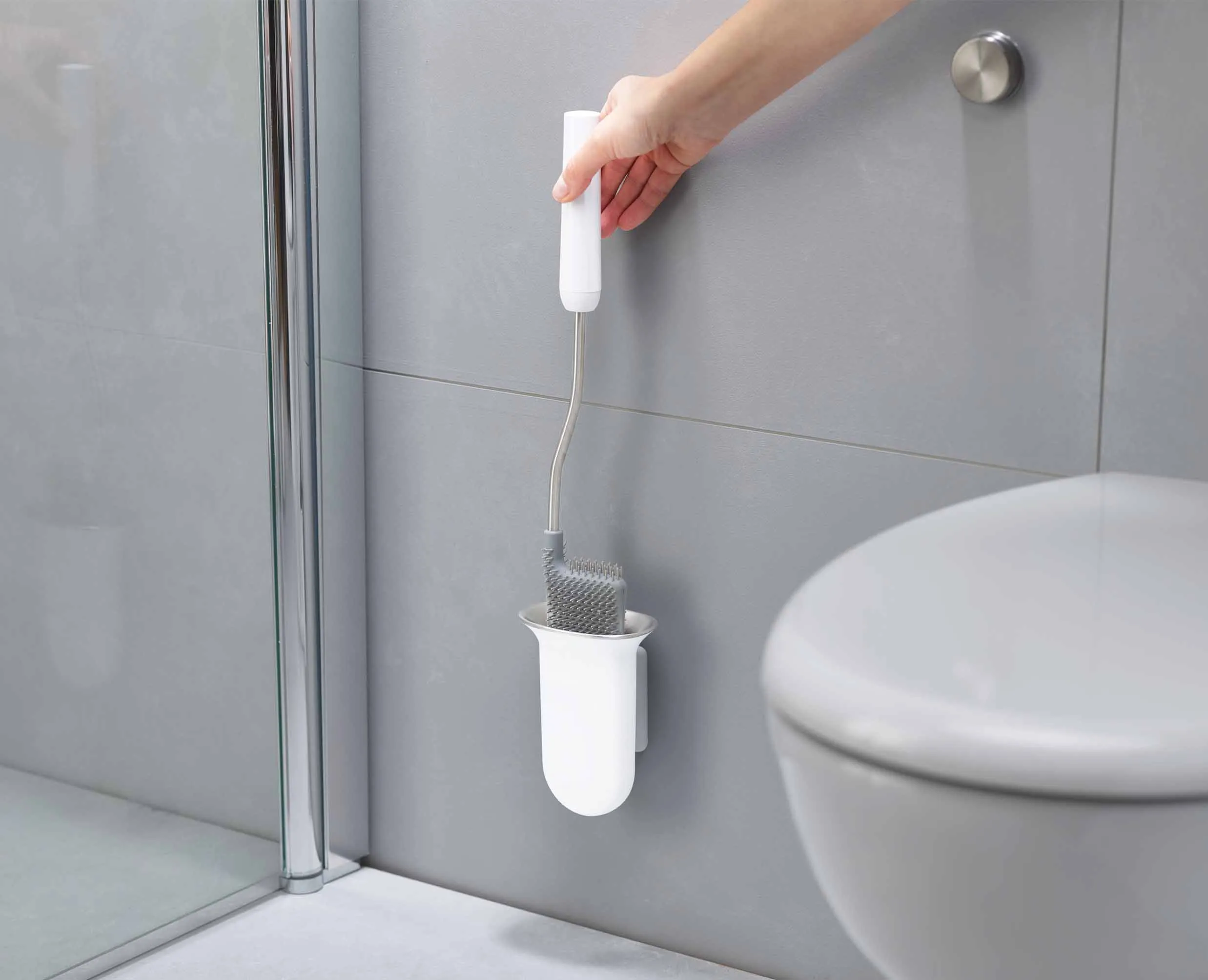 Flex™ Stainless-steel Wall Toilet Brush