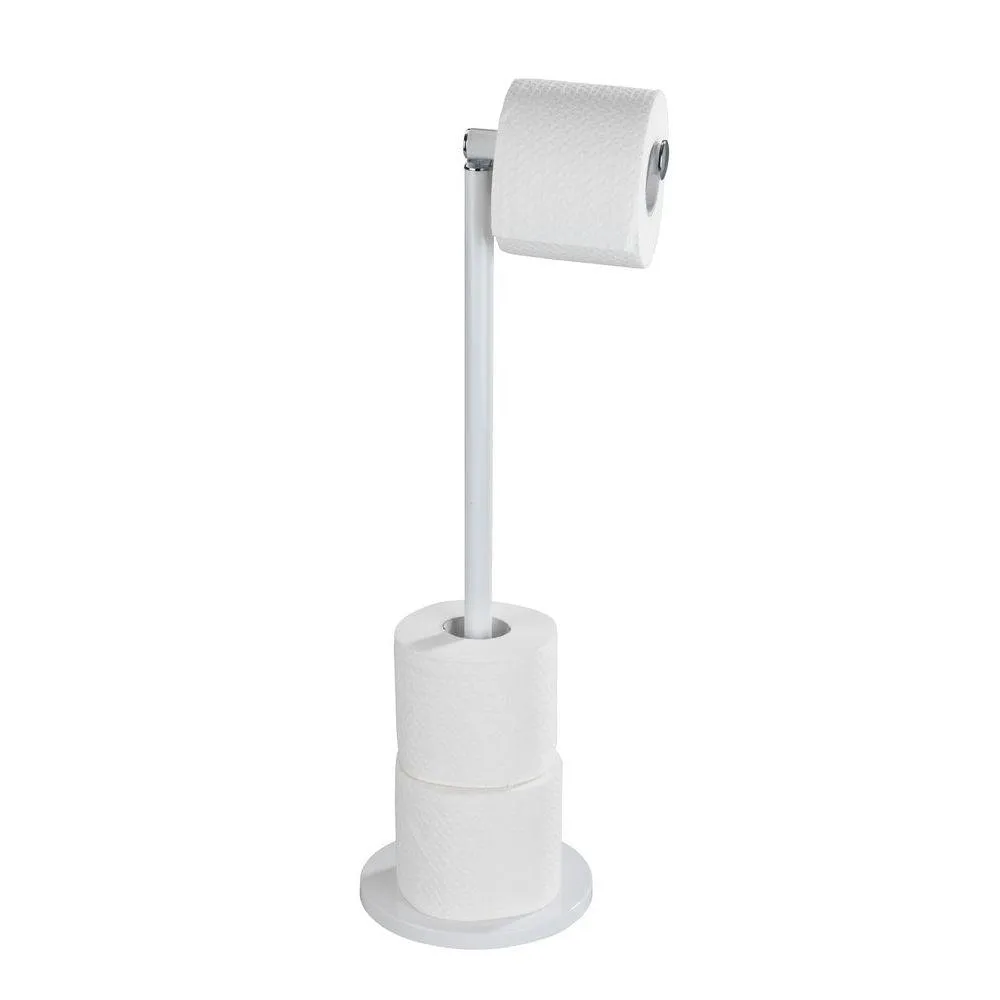 Freestanding Toilet Roll Holder White