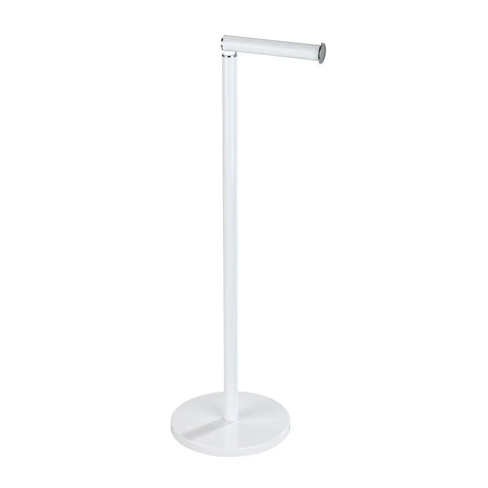 Freestanding Toilet Roll Holder White