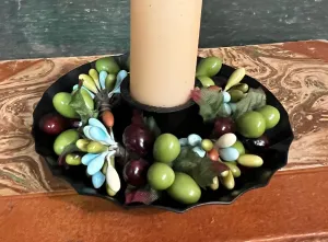 GF-30 Robin's Nest Berry Bead Candle Ring