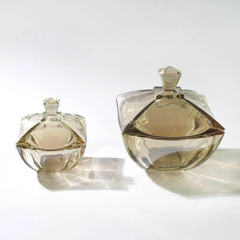 Glass Sugar Pot with Lid