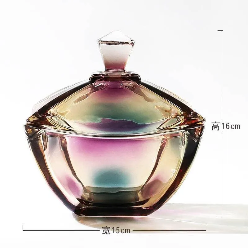 Glass Sugar Pot with Lid