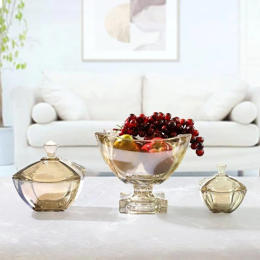 Glass Sugar Pot with Lid